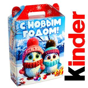Детский подарок на Новый Год в жестяной упаковке весом 830 грамм по цене 3297 руб в Собинке